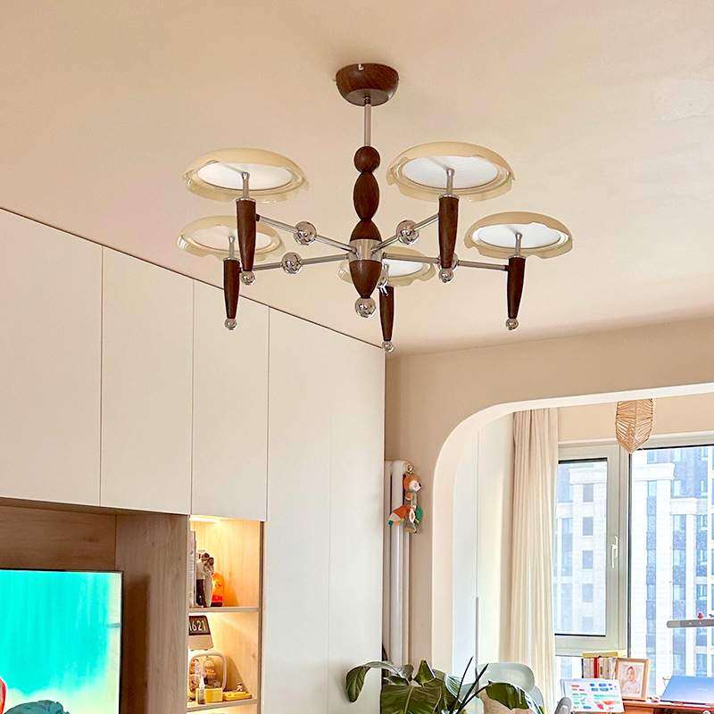 法式中古风大厅吊灯高级感奶油餐厅客厅主灯护眼照明卧室房间灯具,3C数码配件,USB灯,淘宝优惠券,粉丝福利购,淘宝优惠卷