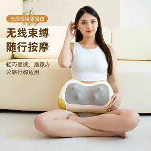 腰部颈椎按摩器脖子揉捏枕头肩颈按摩仪多功能全身腰部按摩枕家用