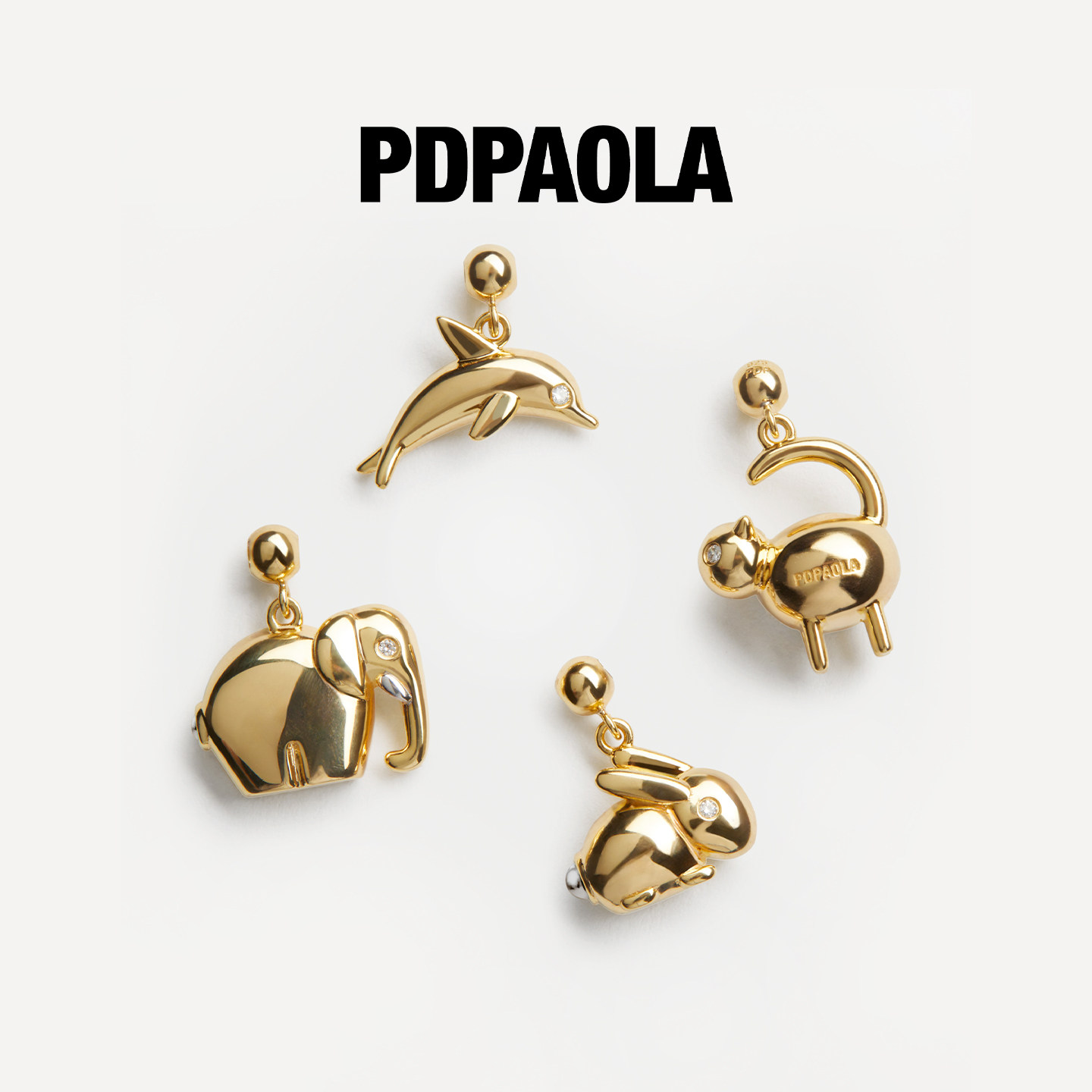 PDPAOLA水晶数字孔雀石吊坠个性搭配字母项链女手链礼物Charms