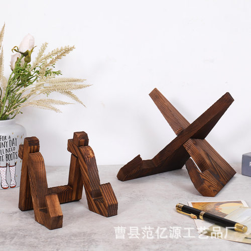 现货木质相框摆件架家用菜谱架厨房菜单展示架书房桌面阅读书立架