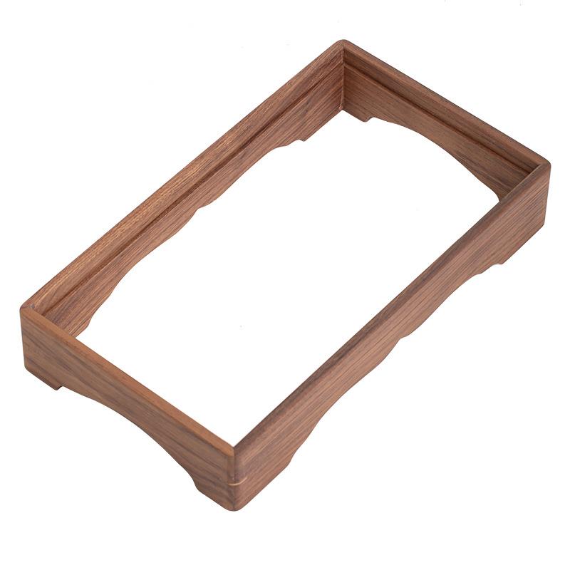 0胡桃木茶炉边框实木框dat916电架子2c*37m嵌入式茶台桌摆电磁支