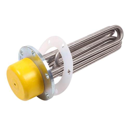 304不锈钢电发热管蒸汽发生器锅炉烫机用防干烧140mm法兰加热棒