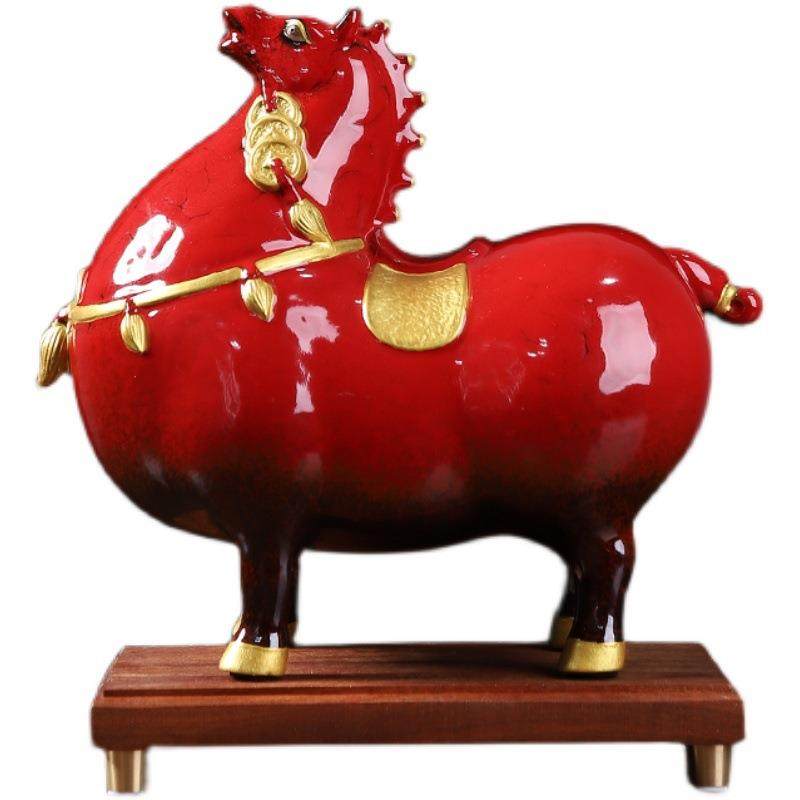 马上有钱摆件创意陶瓷家居装饰品大师手工新中式招财酒柜桌面摆设,橡塑材料及制品,工业陶瓷,淘宝优惠券,粉丝福利购,淘宝优惠卷