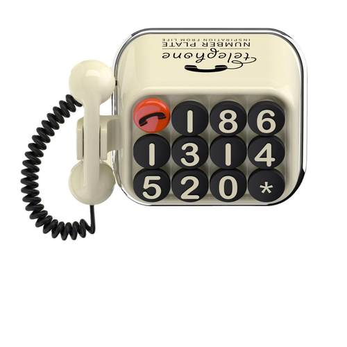 老电话临时号码牌车载挪车电话移车内复古个性汽车创意停车牌车内