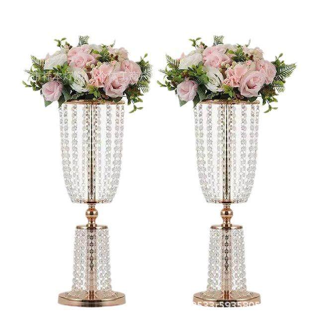 时尚婚庆欧式电镀小蛮腰水晶花架婚礼浪漫装饰酒店宴会厅主桌花器,节庆用品/礼品,陪嫁用品套装,淘宝优惠券,粉丝福利购,淘宝优惠卷