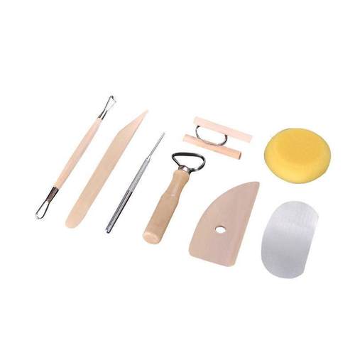 陶艺工具38件套装软陶泥粘土diy工具压痕笔雕刻刀带包套装