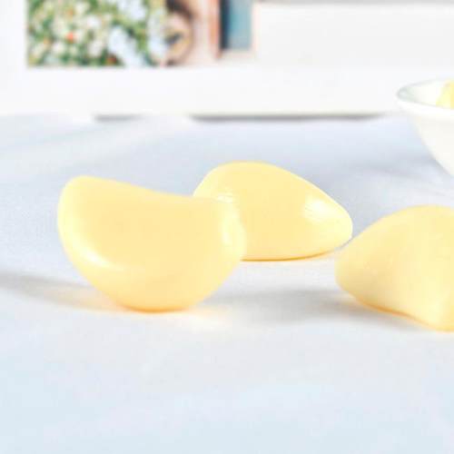 PVC仿真蔬菜大蒜模型仿真蒜瓣食物食玩钥匙扣摆件美食摄影道具