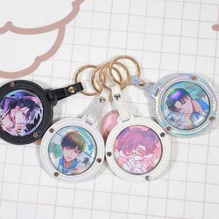 定制炫彩pvc动漫吧唧动漫收纳包58mm75mm动漫卡通挂件动漫周边