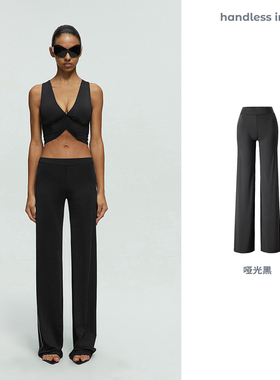 handless inc | seamless系列-撞色明线贴身皮肤裤