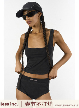 handless inc 欧美风腰头刺绣纯棉内裤