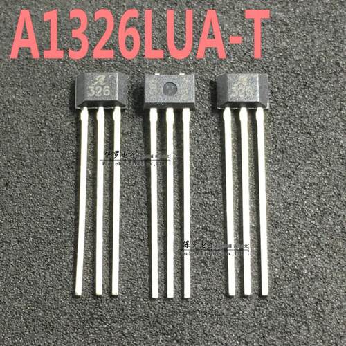 进口原装 A1326LUA-T 丝印326 SIP-3 低噪声线性霍尔效应传感器