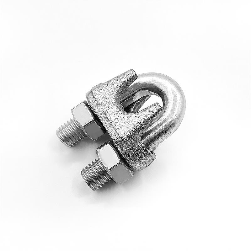 中联三一徐工吊车配件大全钢丝绳卡头镀锌铁u型夹头锁扣卡子卡扣