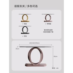 饰柜条案几 玄关台创意轻奢现代简约进门入户玄关桌子置物架过道装