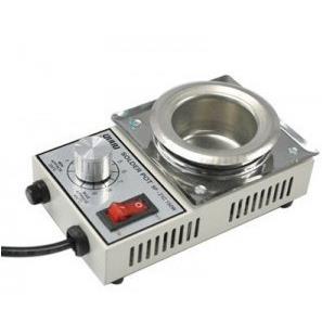 150W可调温镀钛无铅环保不锈钢熔锡炉 浸焊炉 21C 锅直径50mm