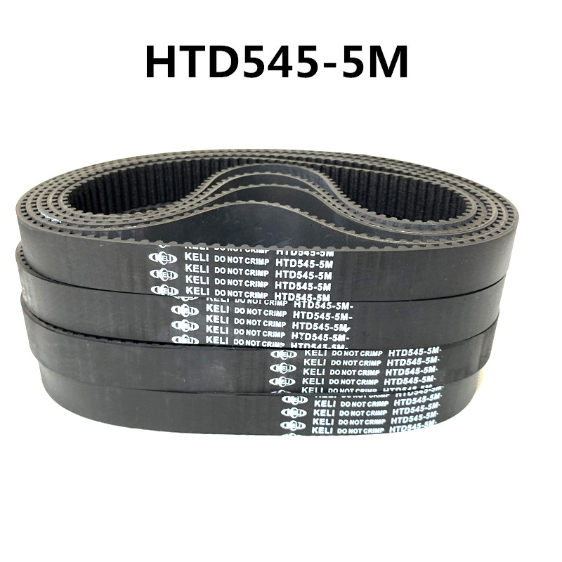 KELI橡胶同步带HTD5M-545 圆弧齿距5MM工业机械传动同步齿形皮带