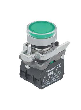 XB4-BW3462 XB4-BW33B5带灯 自复位按钮开关 红色 带1常闭