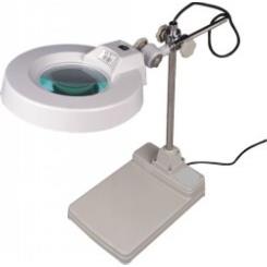 立杆式  台式放大镜  BF-500B  8X/10X  110V/220V  白玻 标准型