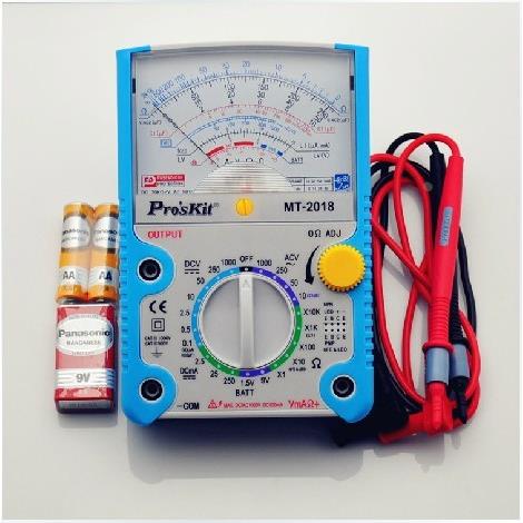 台湾宝工MT-2018 24档进口指针万用表指针式万能表送特尖表笔