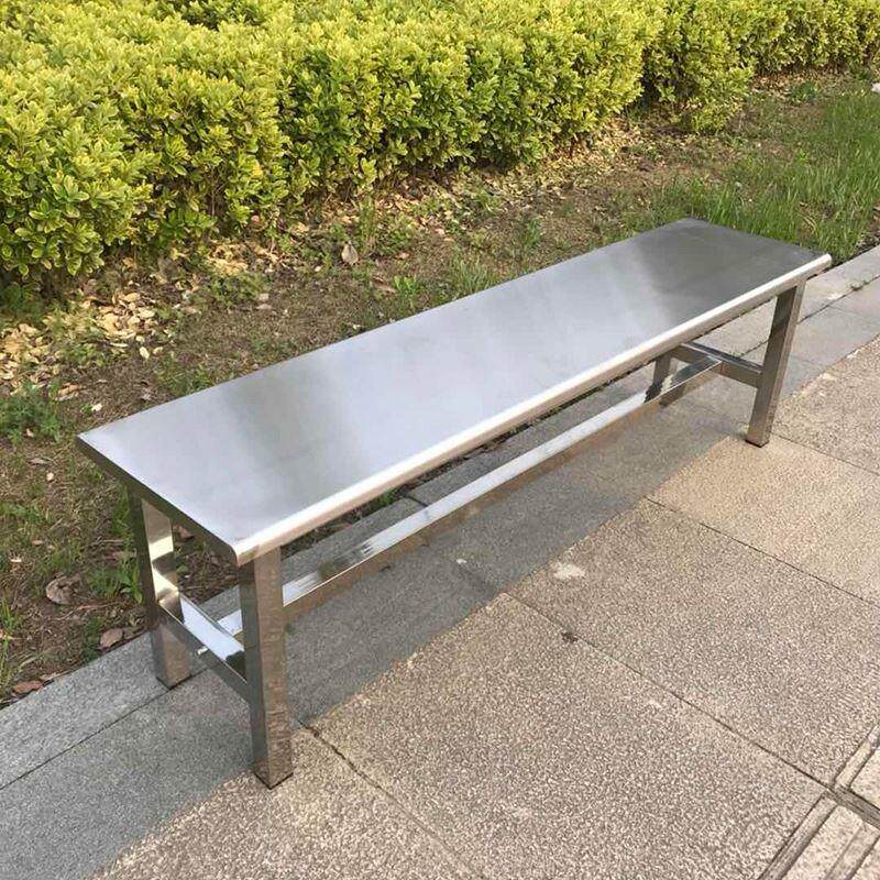 换鞋凳长条凳浴室更衣室凳子不锈钢防霉防锈工厂食堂员工休息凳子