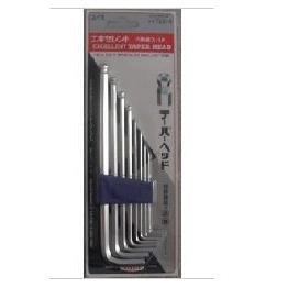 原装 日本百利 EIGHT TLS-8 公制加长带球头内六角扳手 1.5-8mm