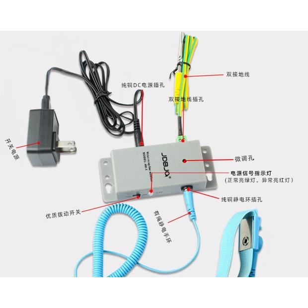 静电环监视仪401-2手环接地监控401-11防静电手腕带报警器401-II
