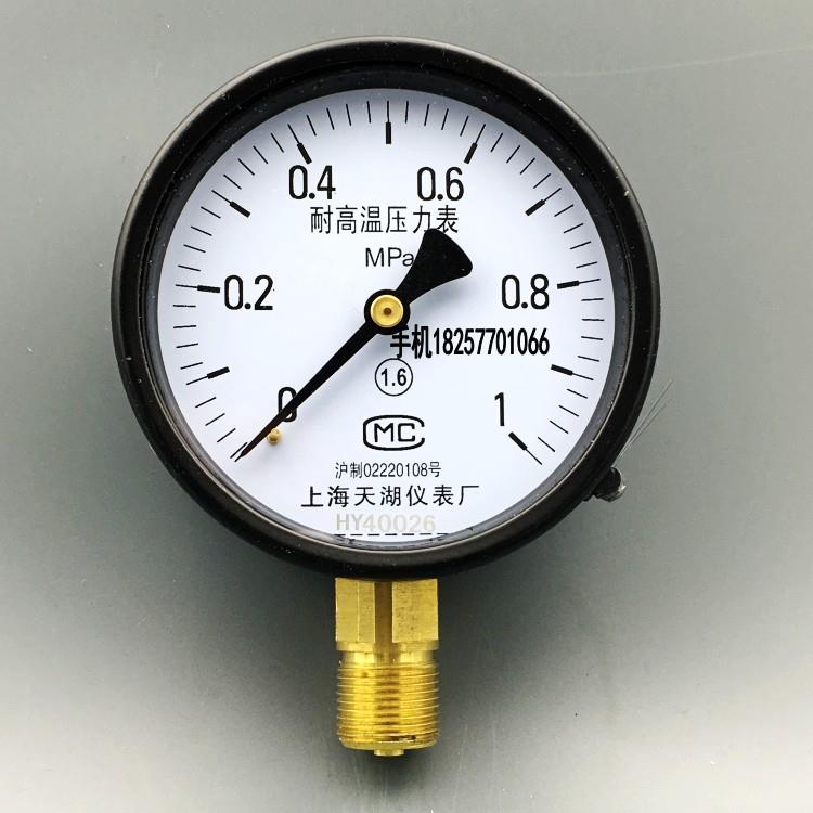 天湖YH-100耐高温压力表 气压表 锅炉压力表 0-1 1.6 2.5MPA