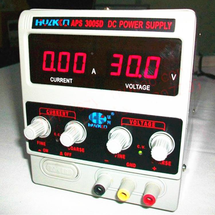 HUAKKO 笔记本维修直流电源可调30V5A开关型150W足功率稳压恒流源