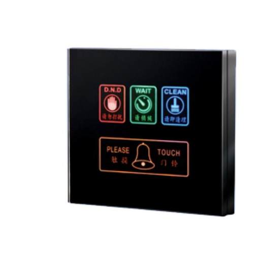 酒店宾馆门牌定制智能触摸门铃亚克力电子门显