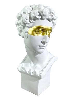 60cm小卫摆件蒙眼美第奇树脂头像雕像雕塑欧式石膏像别墅玄关客厅