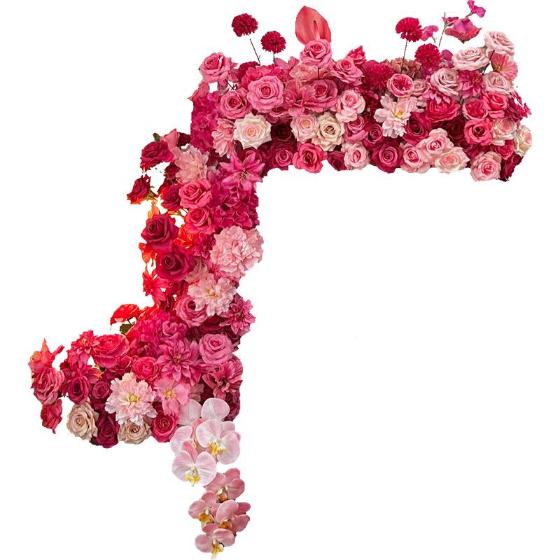 床头仿真婚房氛围感布置结床婚套装拉花饰仿真花排字女装方卧室头