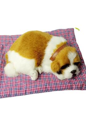 仿猫仿狗真会叫新奇礼品拍摄动物模型真具家道QGJ庭摆件