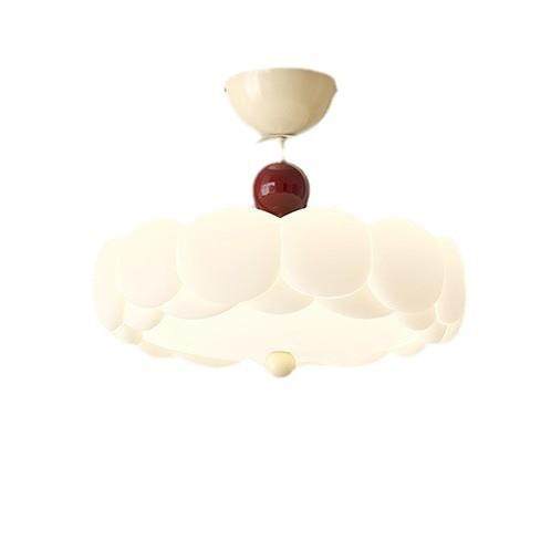 卧室灯中古奶油风设计师款创意新款主卧吸顶灯温馨浪漫护眼房间灯