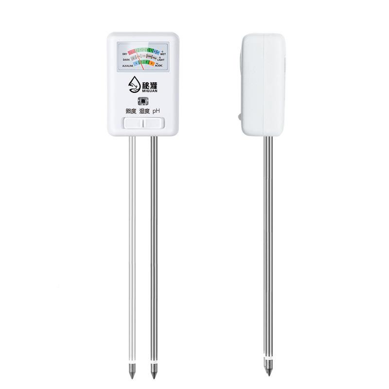 现货工三合一土壤检厂仪P407土测壤湿度检测无电池酸碱度需光照肥