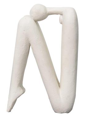 现代简约创意抽象树脂人物摆件酒店样板房会展厅会所装饰摆设