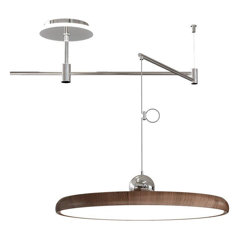 约风餐厅吧台可移位灯L现代极简茶室灯级感ED简全223光谱摇臂吊高