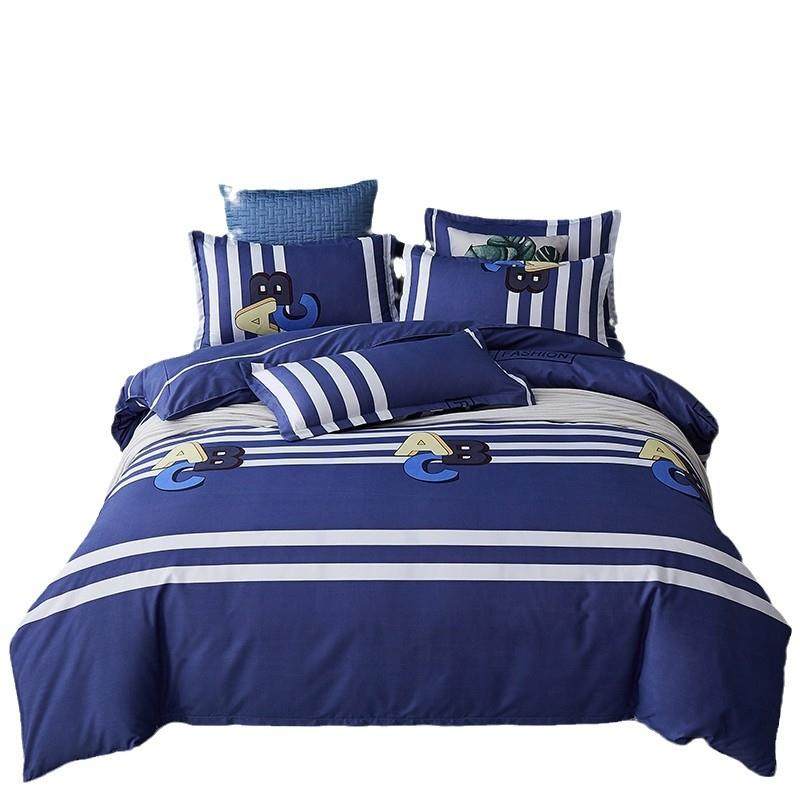 新款网红爆款加厚磨毛单被套被罩被壳单件亲肤简约学生宿舍单双人,床上用品,学生床品套件,淘宝优惠券,粉丝福利购,淘宝优惠卷