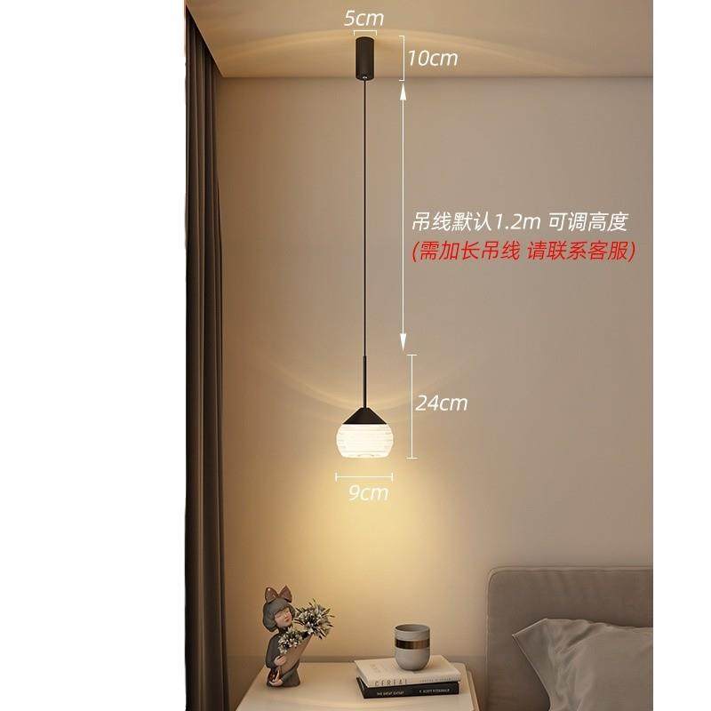 极简卧室床头小吊灯现代简约吊线灯电视背景墙轻奢垂线吊灯高级感,家装灯饰光源,智能吊灯,淘宝优惠券,粉丝福利购,淘宝优惠卷