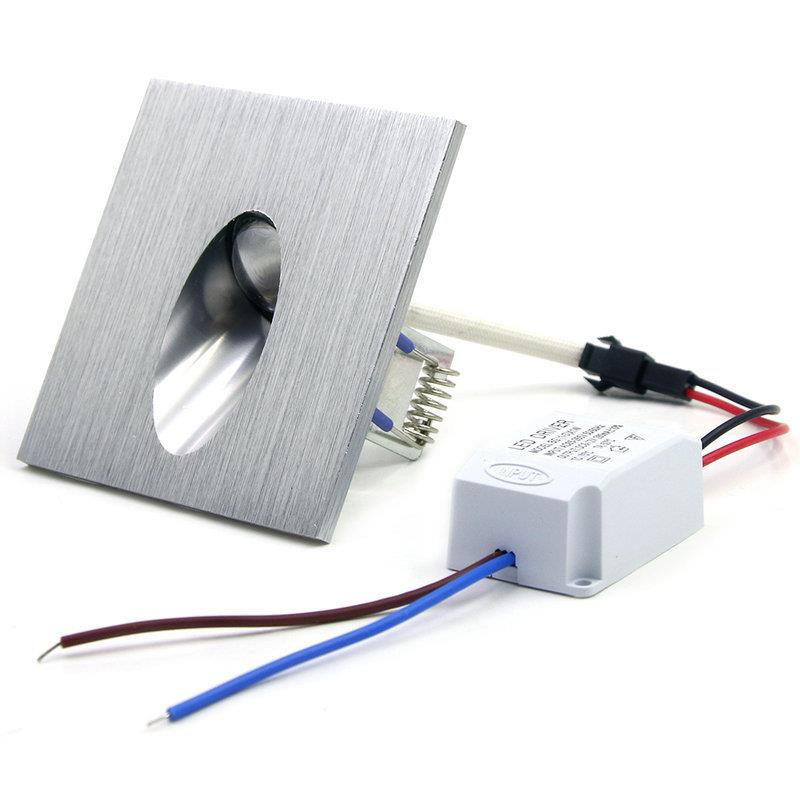 led墙脚灯酒吧酒店ktv楼梯墙壁灯走廊过道灯方形地脚室内灯具1w3w