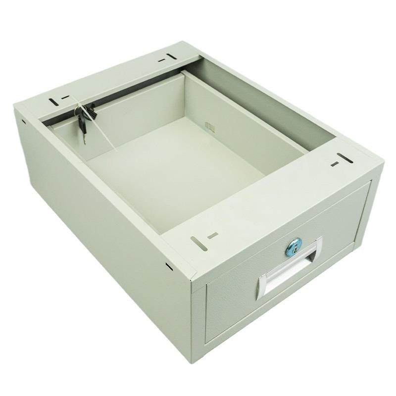 工作台铁皮抽屉带锁工具柜重型单吊抽文件柜办公室不锈钢桌下抽斗