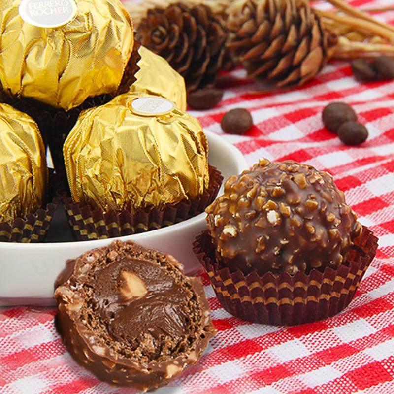 费列罗散装榛果威化夹心巧克力球形喜糖意大利婚礼礼盒装金莎糖果