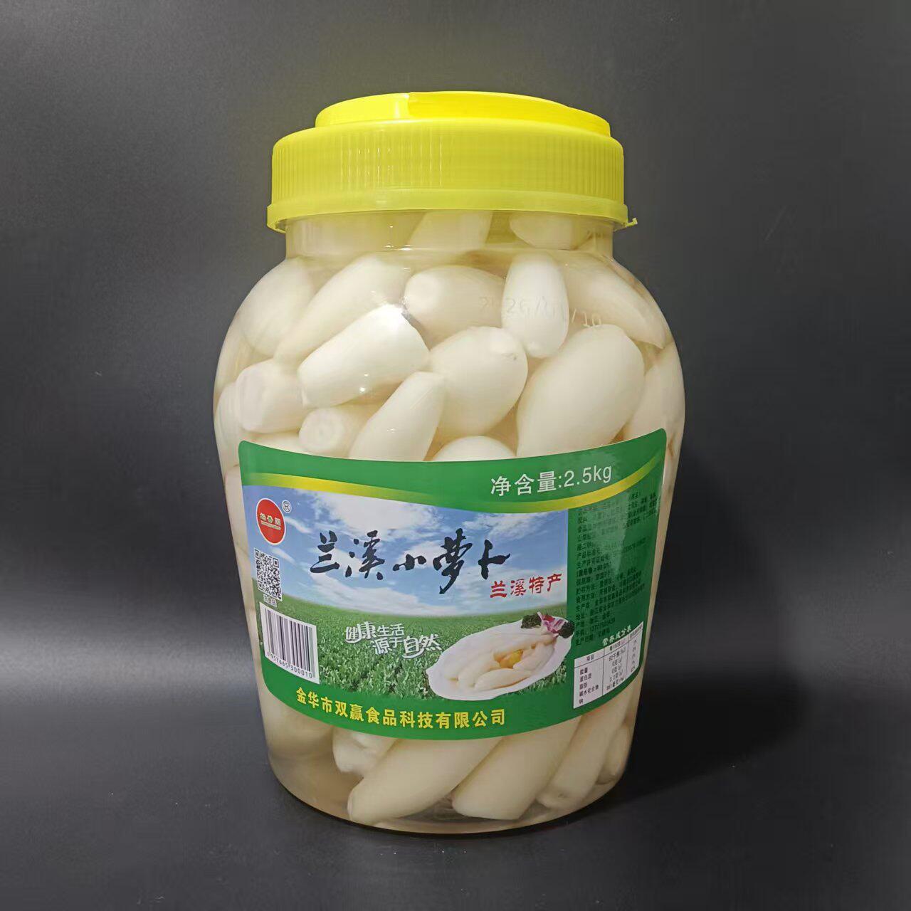 【坛香园兰溪小萝卜2.5kg】兰溪特产酸辣泡椒小萝卜开胃腌制泡菜