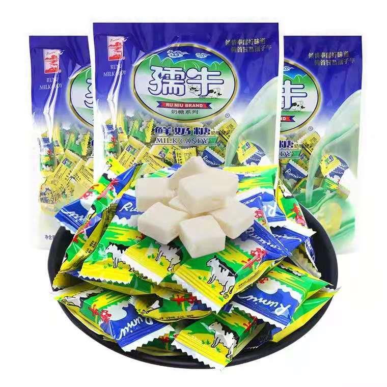 上海孺牛奶糖 店面用糖喜糖休闲零食儿时味道怀旧热卖500g约150颗