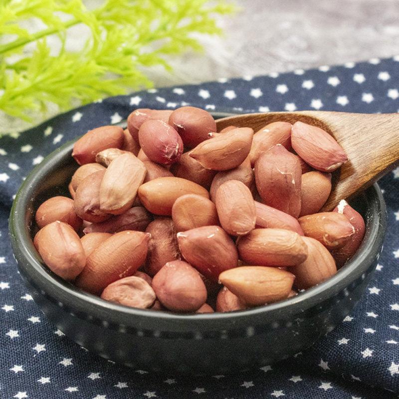 500克生花生米 新货白沙商用豆新鲜大粒花生仁无壳榨炒炖包邮