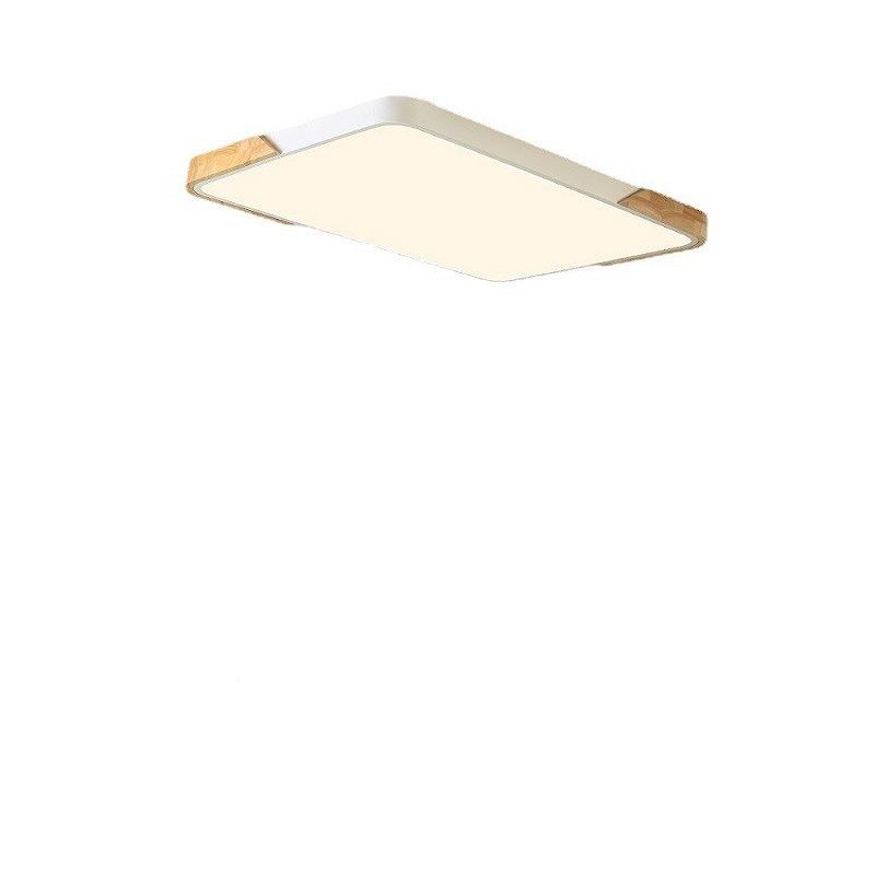 卧灯室简创约现代温馨浪漫房间木艺吸顶灯北欧RCH圆形意书房LED灯