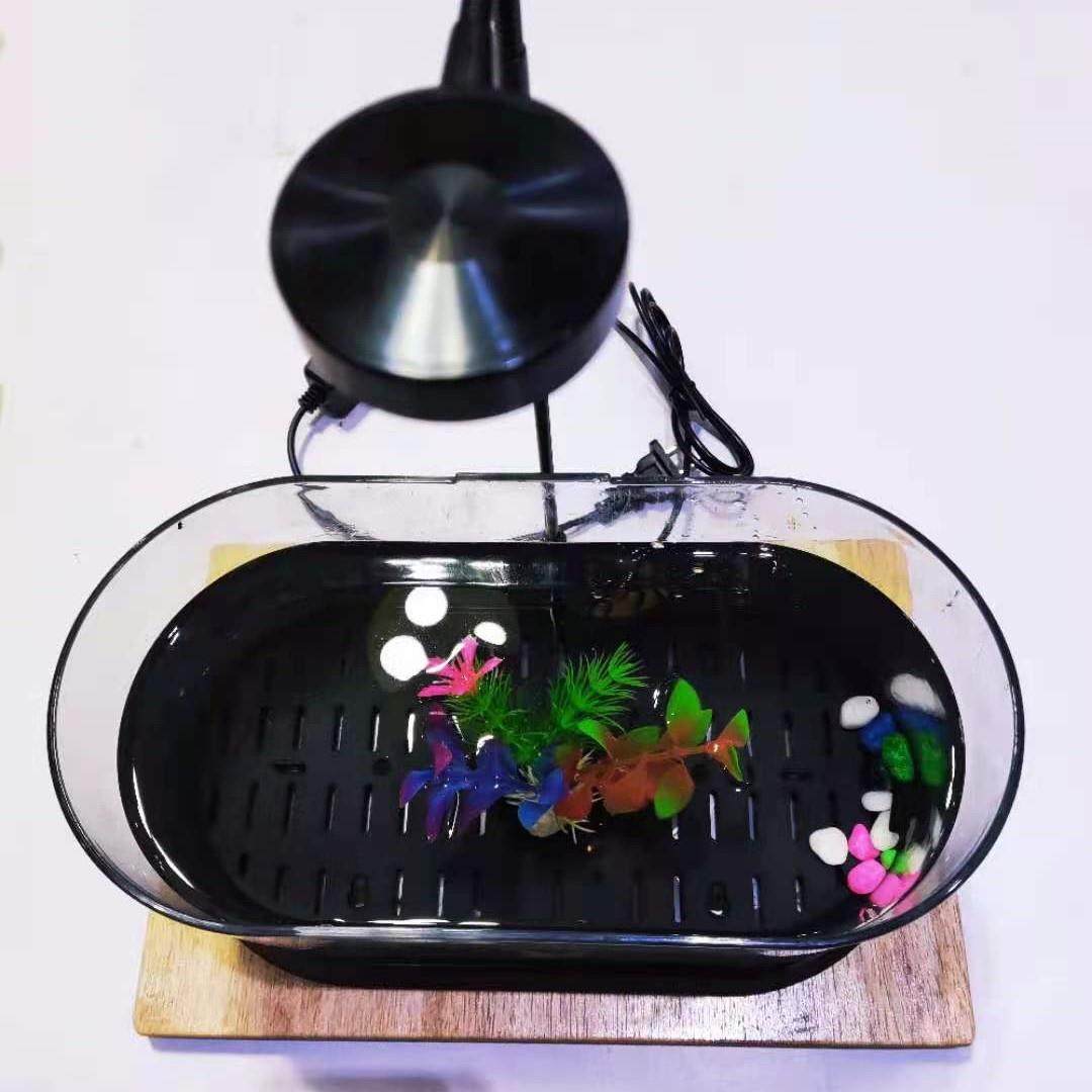 长方形鱼缸木板灯鱼缸景观灯植物照明补光灯鱼缸补光灯