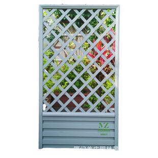 铝合金网格花架户外篱笆栅栏围挡园艺植物爬藤架庭院隔挡护栏立柱