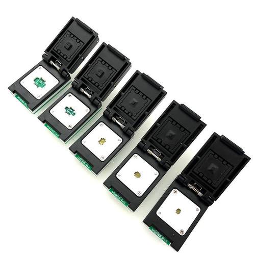 DFN8QFN8WSON8MLF8芯片读写烧录测试1.276X85X6翻盖IC座