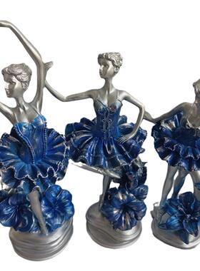 欧式家居摆件芭蕾女孩酒柜卧室饰品创意树脂工艺品摆件装饰品摆件