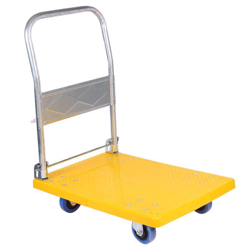 仓库超市货物搬运拉货平板推车折叠手推车加厚静音塑料平板车,五金/工具,工具车/便携工具推车/平板工具车,淘宝优惠券,粉丝福利购,淘宝优惠卷