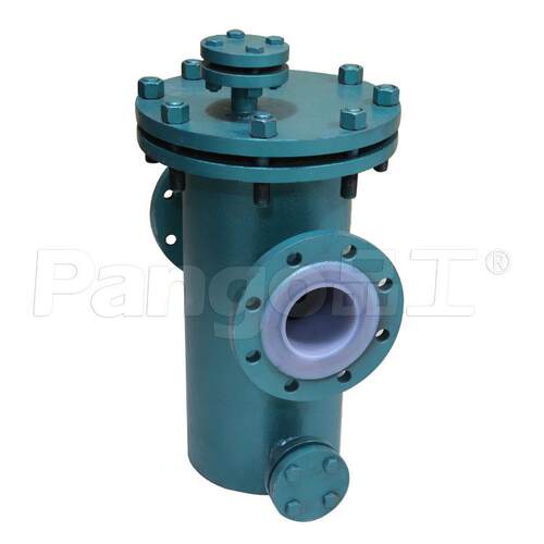 SRB-F46-16C衬氟篮式过滤器碳钢不锈钢腐蚀性介质阀门DN25-250